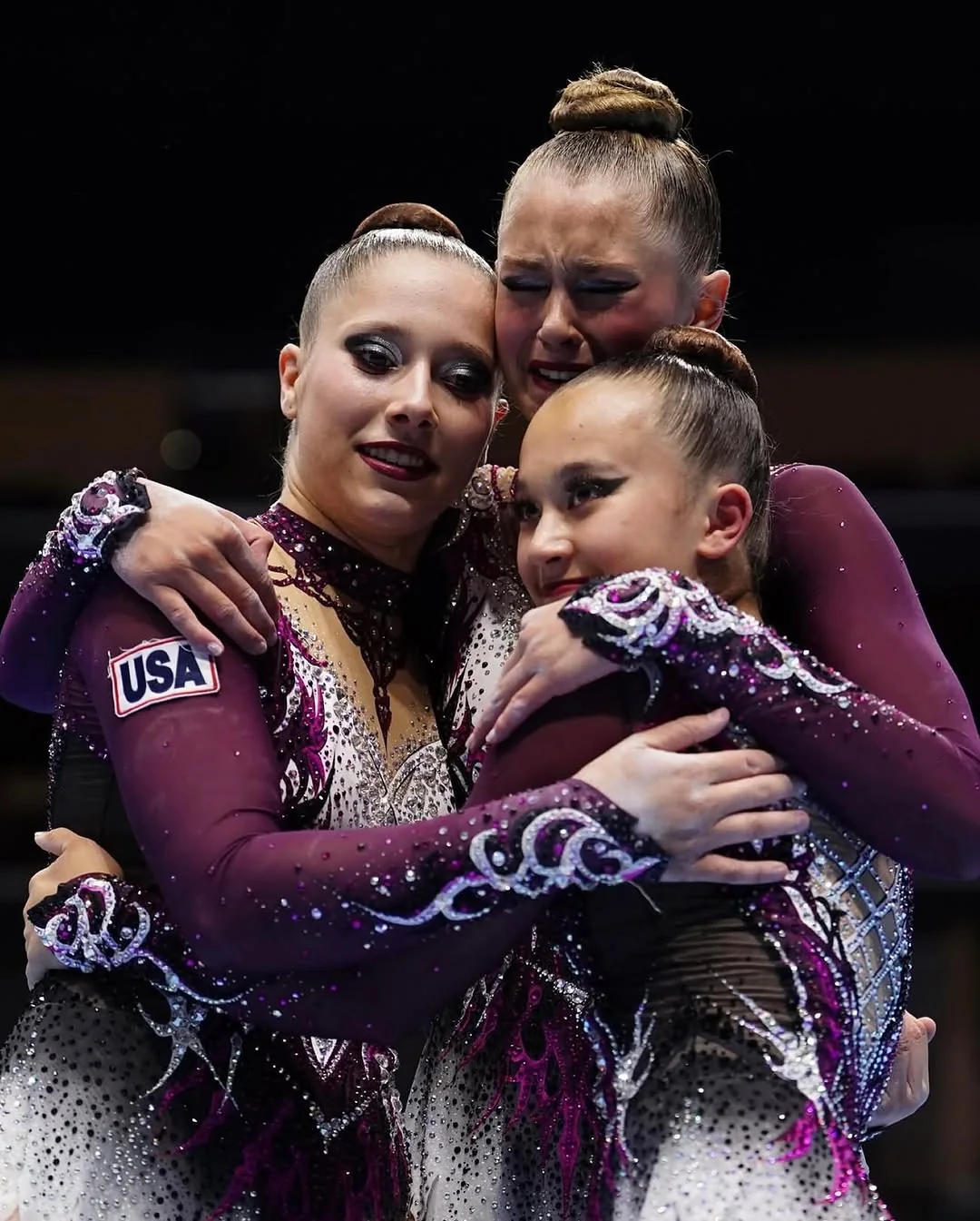 USA Gymnastics Acro athletes in costumes by Nelli